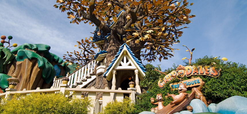 公式 チップとデールのツリーハウス 東京ディズニーランド 東京ディズニーリゾート